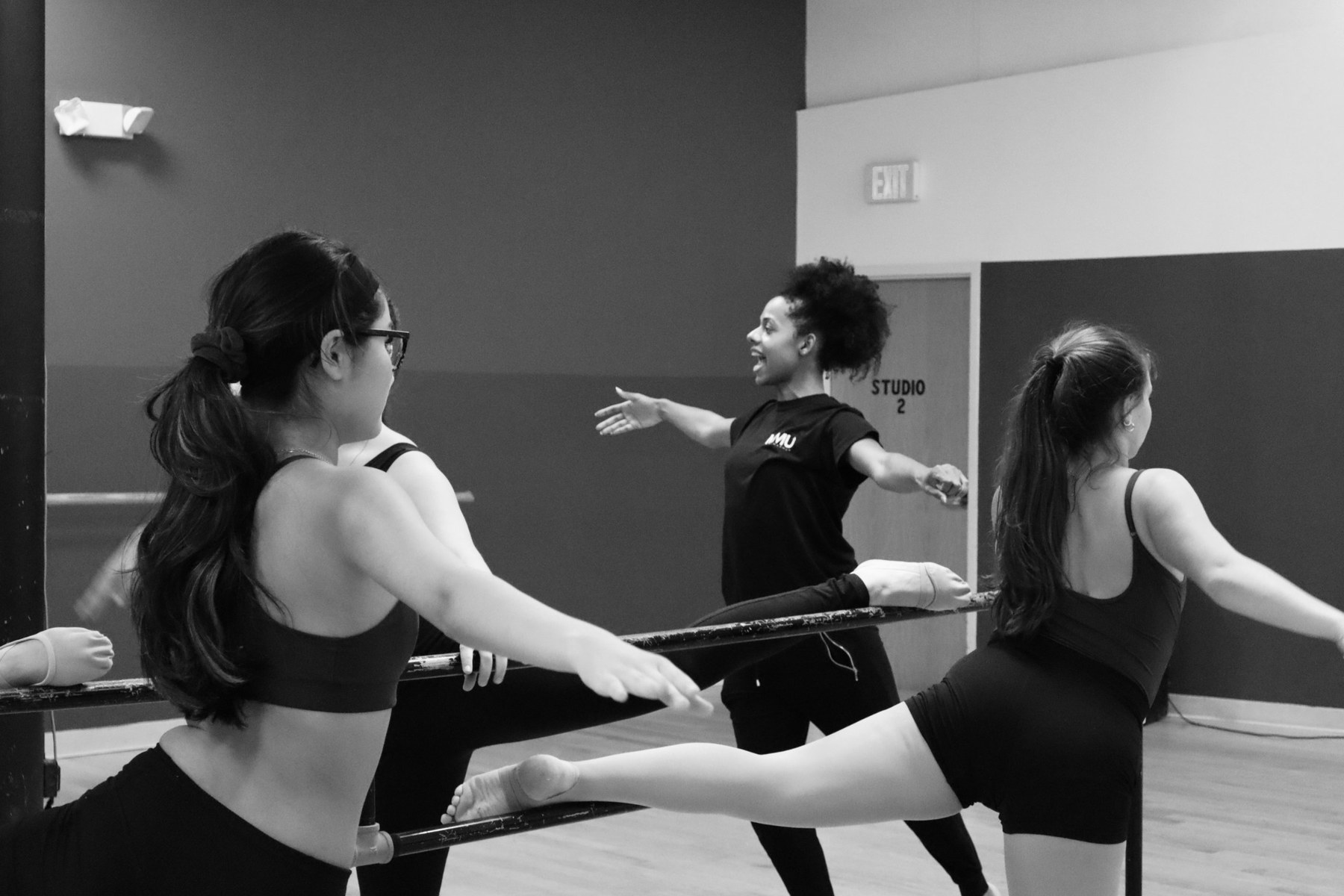A teacher demonstrating