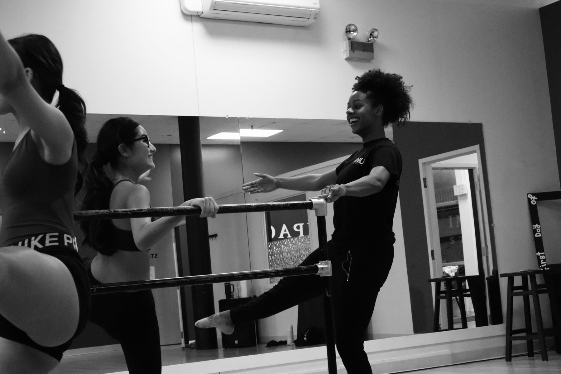 Laughter at the barre