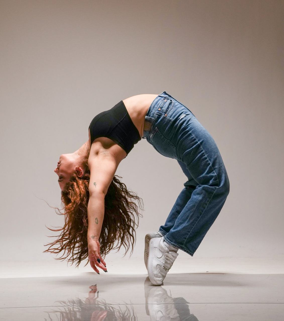 Josalyn in a backbend