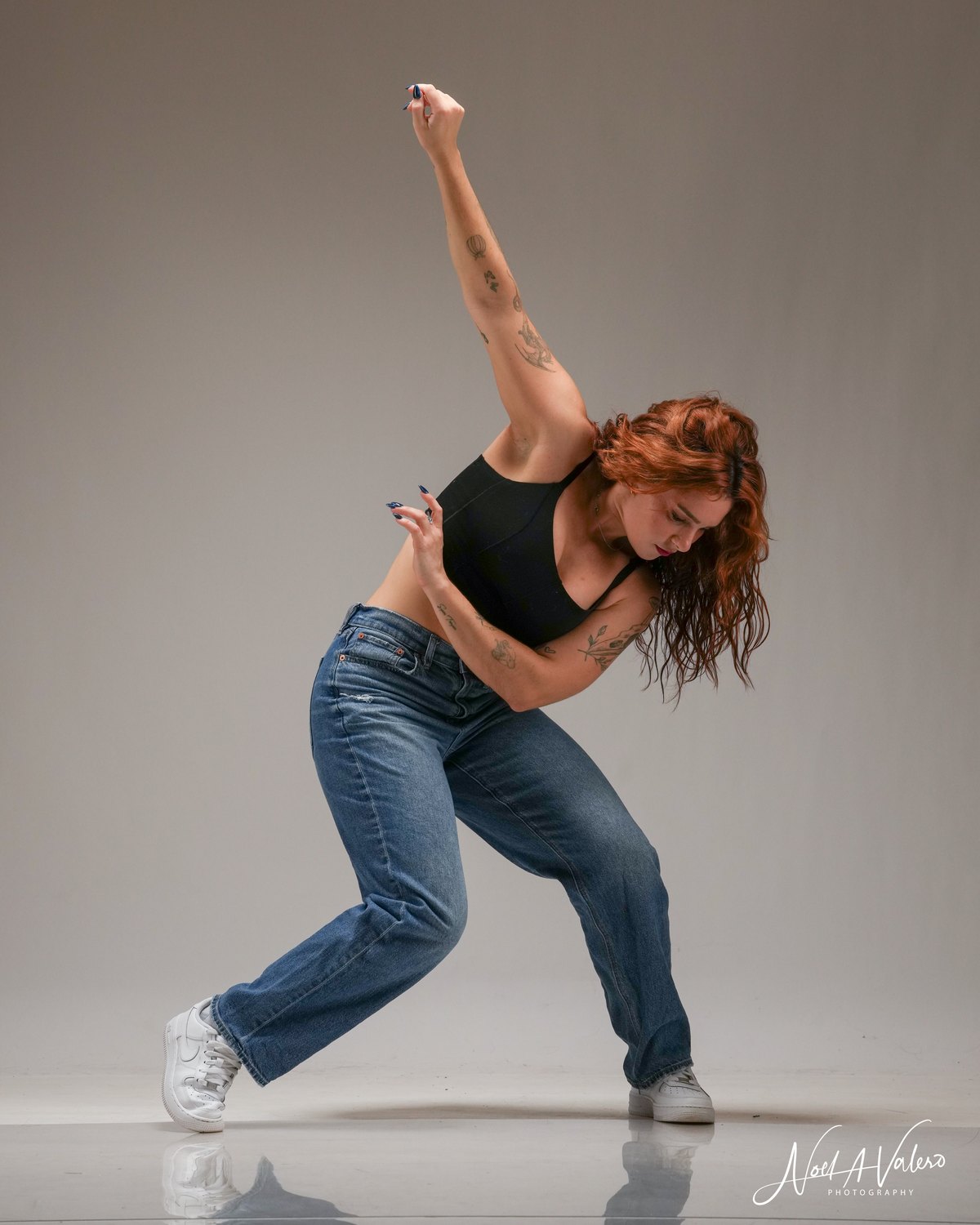 Josalyn in a deep lunge