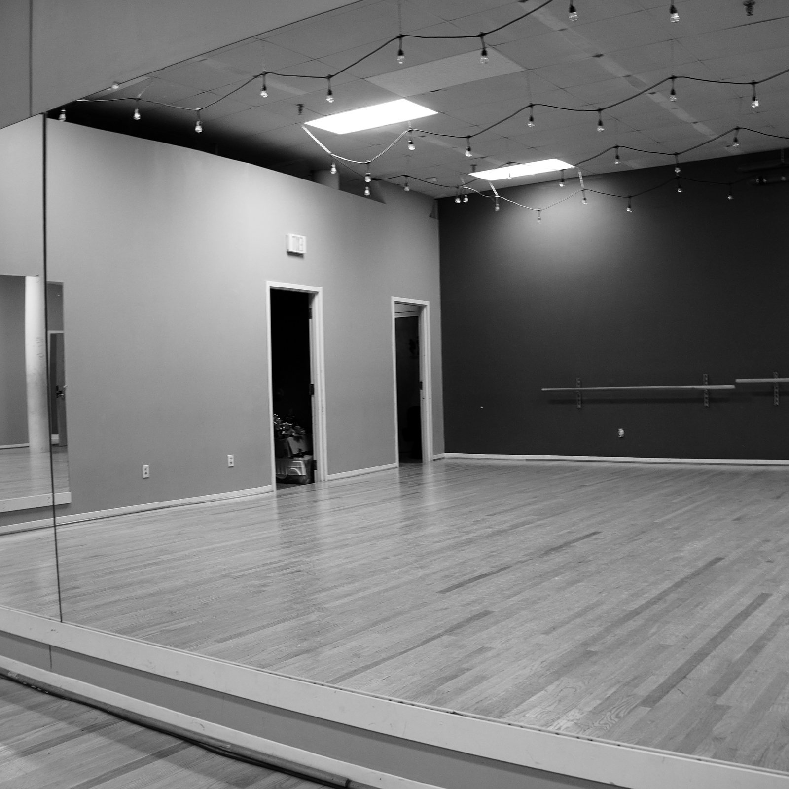Studio 2 from the mirror wall